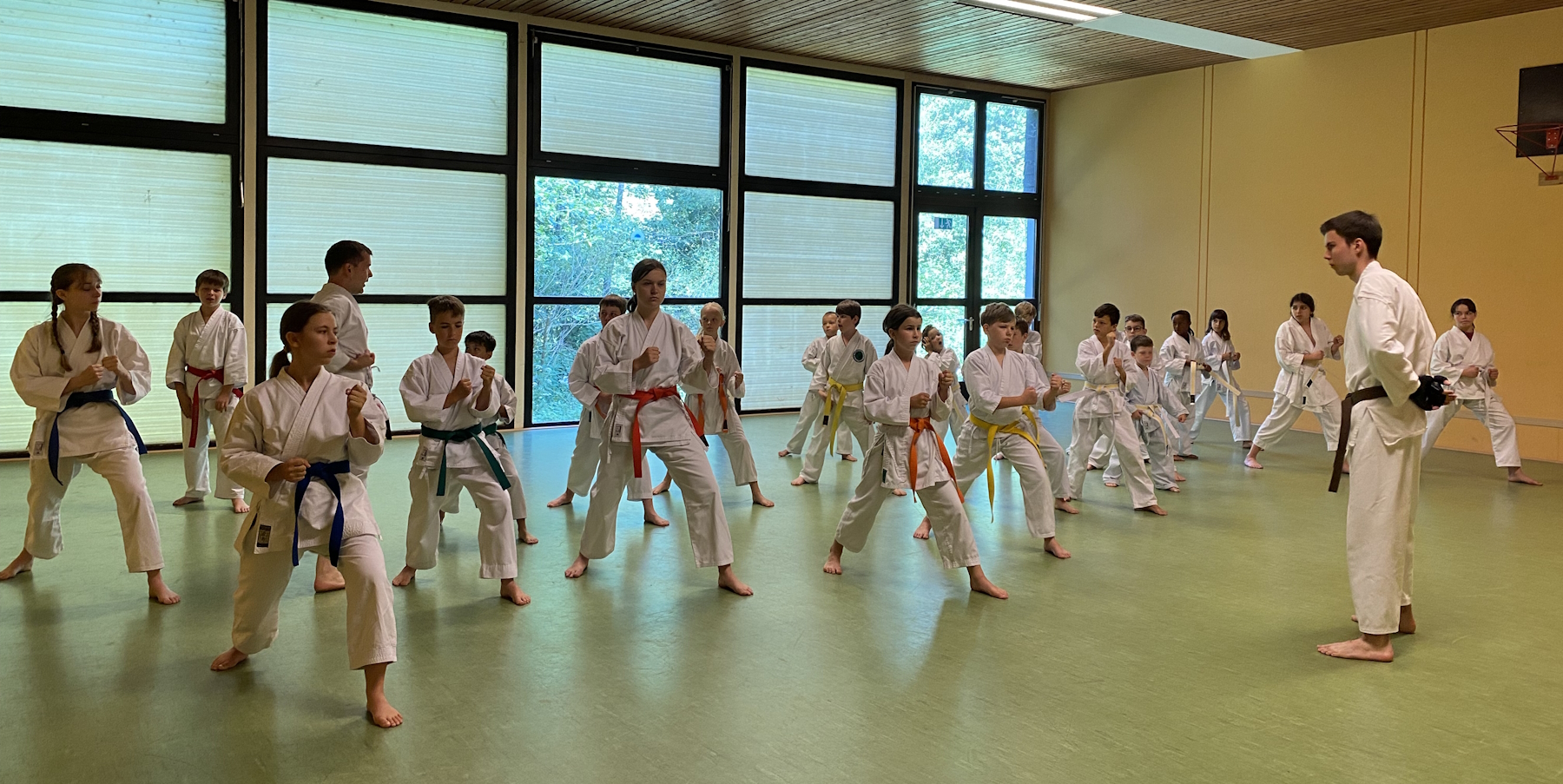 Jugendlager in Steinabad der Karatekids 2024